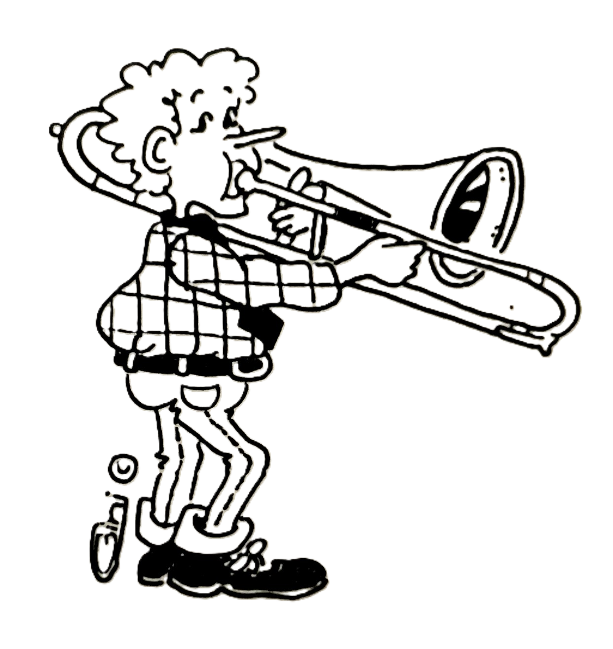 Zeichnung &lsquo; Posaunix &rsquo; 